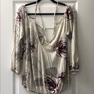 Free people cold shoulder top